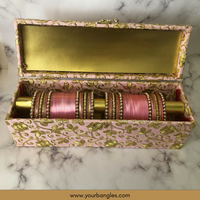 Maharani Collection: Timeless Bridal Choora - Ombre Rose Petal