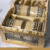 Regal Collection: Heritage Bridal Choora - Ivory Serenity