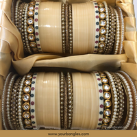 Regal Collection: Heritage Bridal Choora - Ivory Serenity