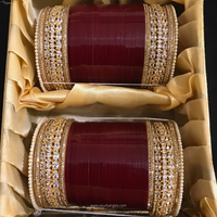 Regal Collection: Heritage Bridal Choora - Golden Bloom