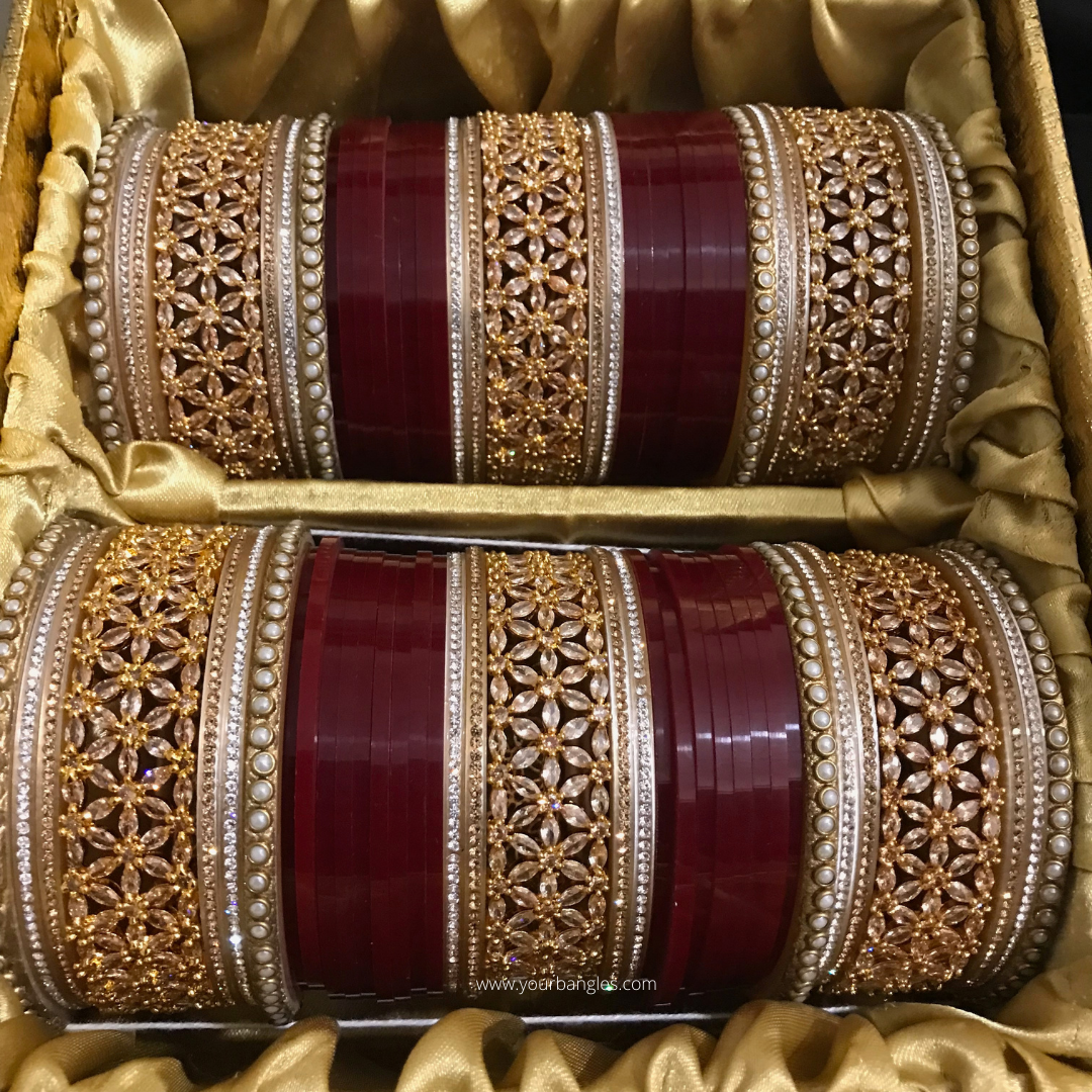 Regal Collection: Heritage Bridal Choora - Grandeur Blossom
