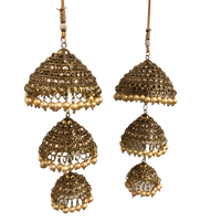 ANTIQUE GOLD POLKI KALIRE